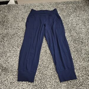 Lululemon Align Jogger Crop 23" Women’s 6 Navy Blue High‎ Rise Pockets Stretch